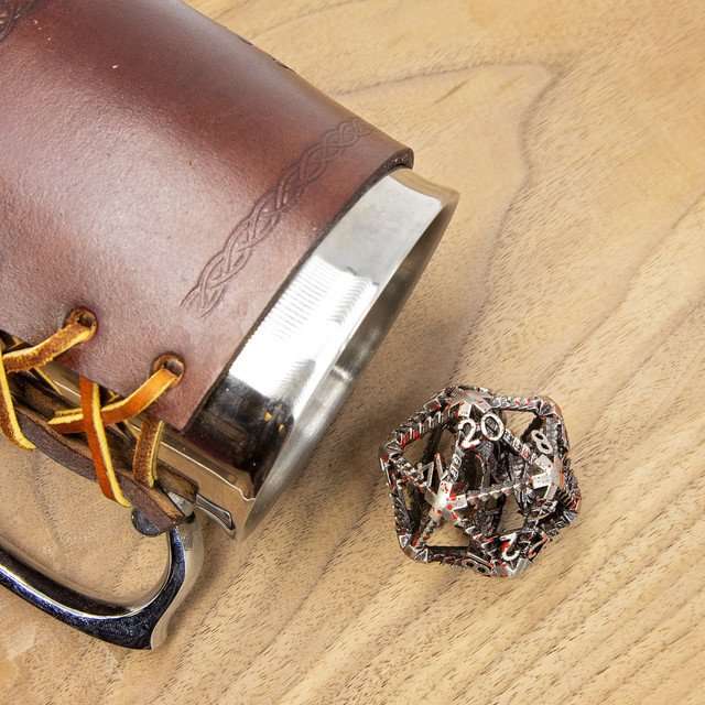 Sage’s 42mm Draconic Prison Bloody Cage Hollow Metal D20 image 4