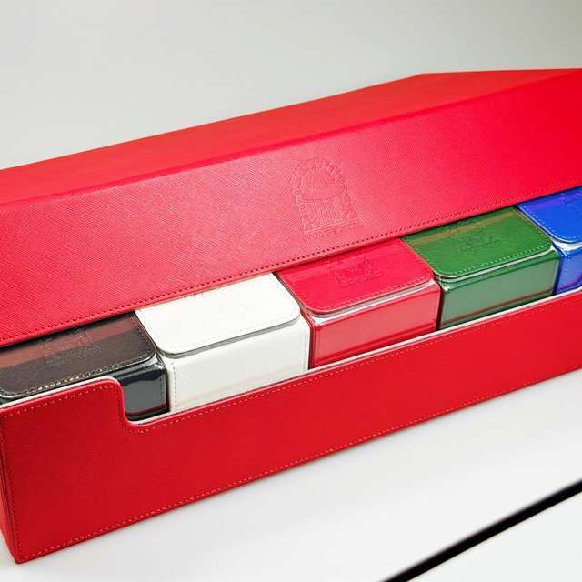 Sage's Deck Box Chest for TCG 405mm x 200mm x 95mm - Red image
