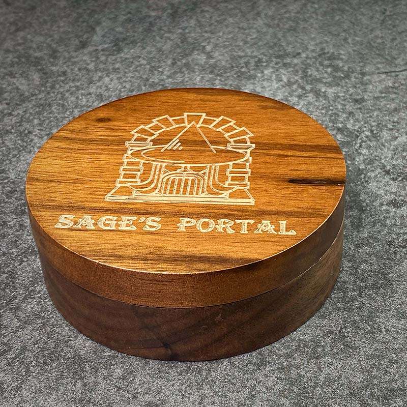 Sage's Container - Walnut Wood Dice Case image 1