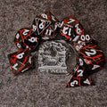 Sage's Relics of Antiquity - Dark Silver Red Metal Polyhedral Dice Set image 0