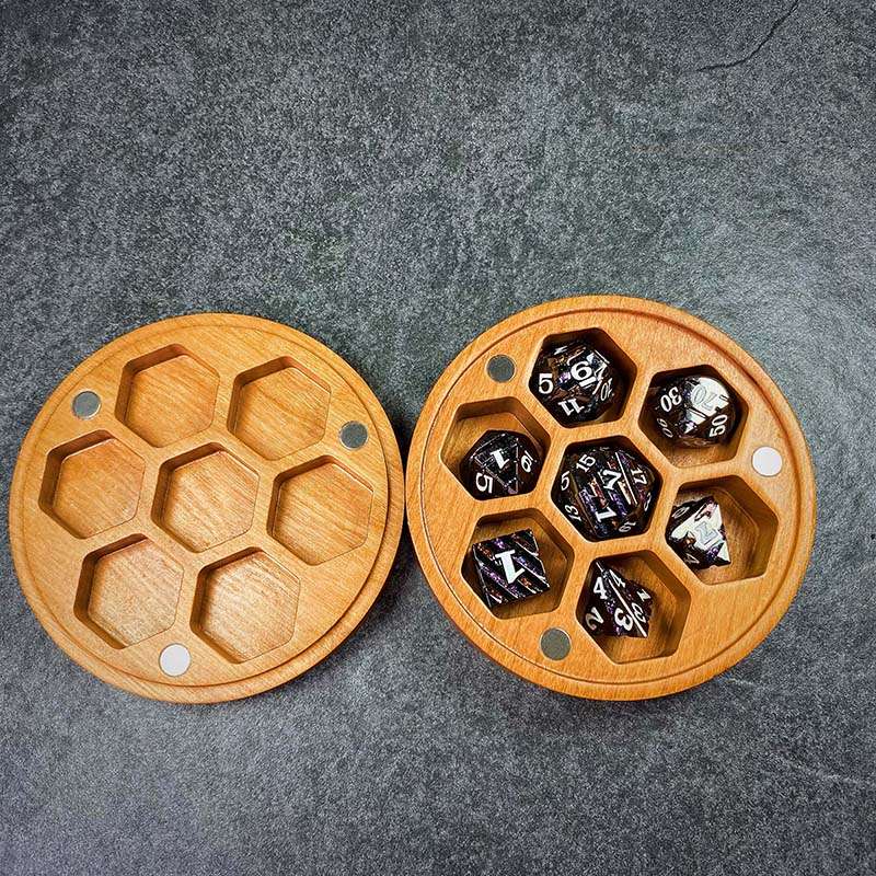 Sage's Container - Cherry Wood Dice Case image 3