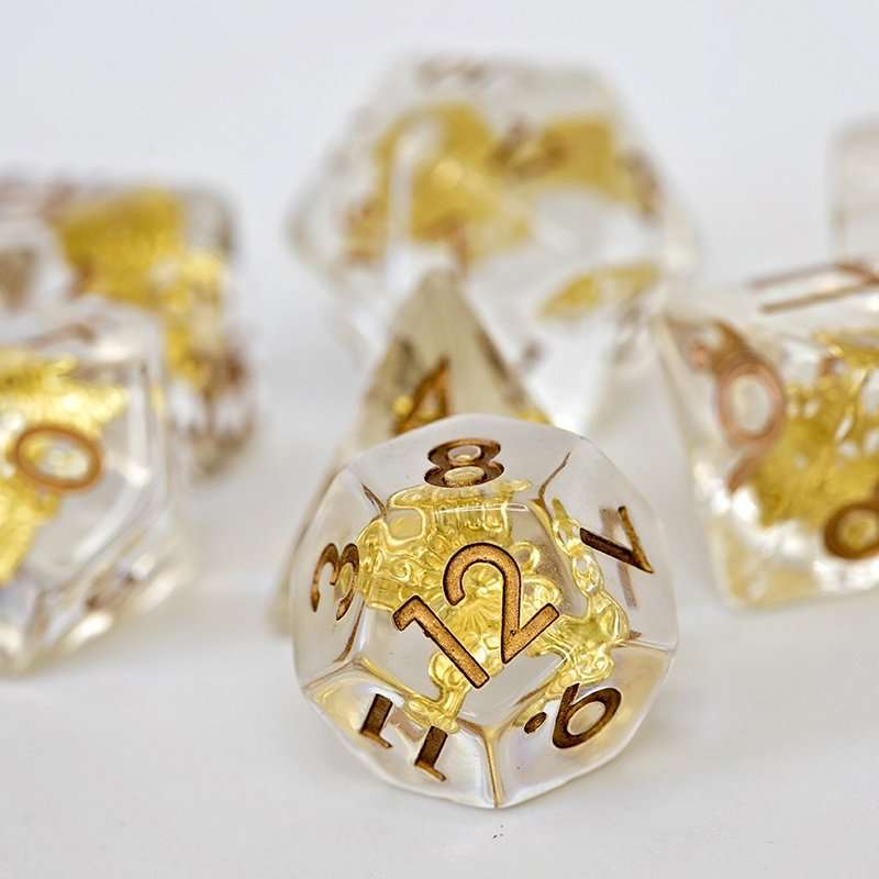Sage's Familiars - Butterfly Familiar Resin Polyhedral Dice Set image 7
