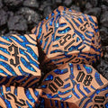 Sage's Fusion Stones Blue Nebula Metal Polyhedral Dice Set image 0