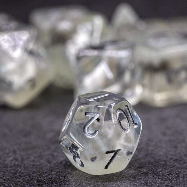 Exclusive Sage's Companion Wolf Pup Limited Edition 11-pc Glow in the Dark Dice Set - Sage's PortalResin Dice Set