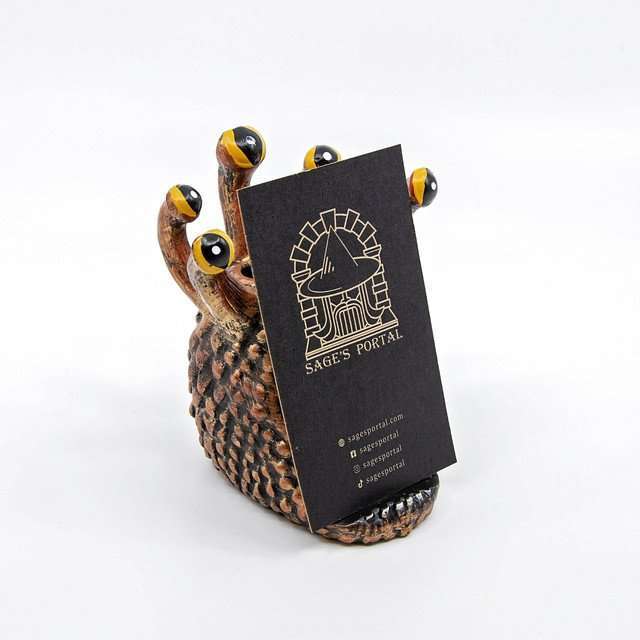 Yellow Eye Tyrant Desk Companion Phone Stand & Pencil Holder image 15