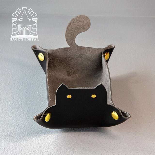 Sage's Black Enchanted Cat Dice Tray image 7