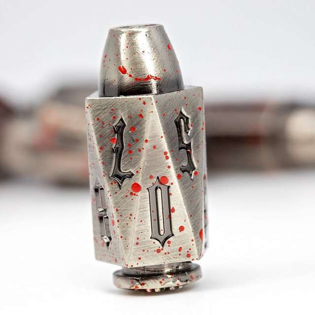 Sage's Holy Revolver Bloodstained Bullets Metal Dice Set image 6