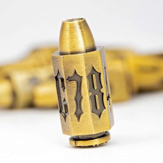 Sage's Holy Revolver Bronze Bullets Metal Dice Set image 8