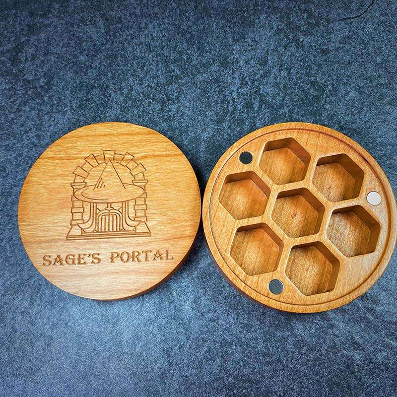 Sage's Container - Cherry Wood Dice Case image 4