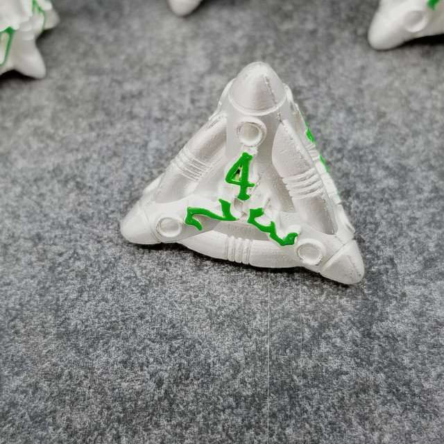 Sage’s Starships Medbay Metal Polyhedral Dice Set image 3