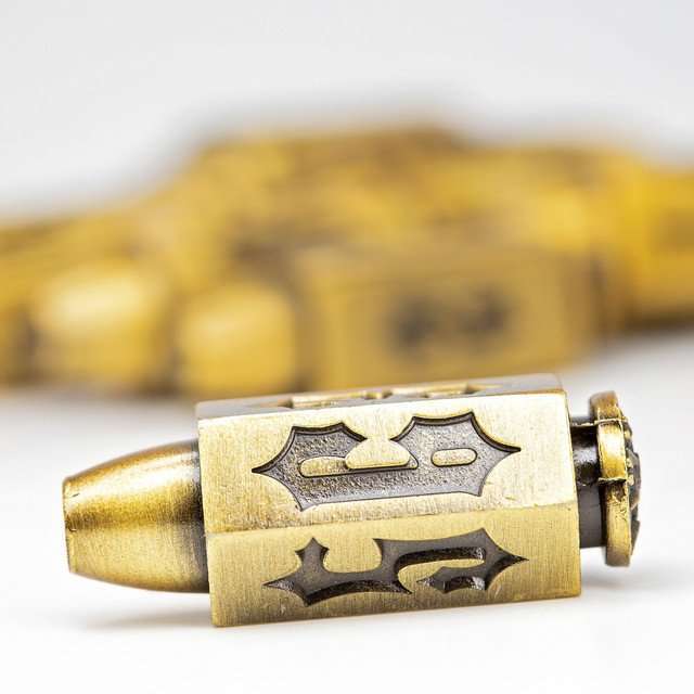 Sage's Holy Revolver Bronze Bullets Metal Dice Set image 9