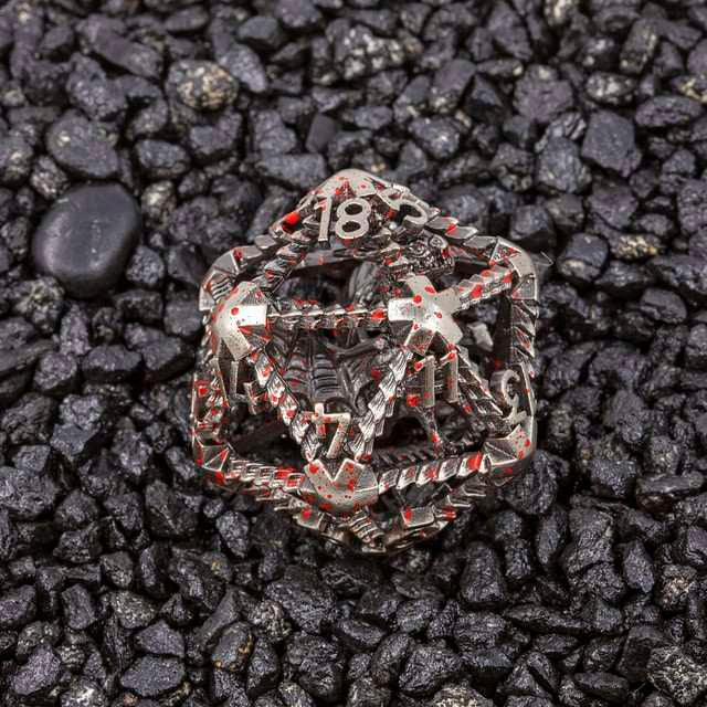 Sage’s 42mm Draconic Prison Bloody Cage Hollow Metal D20 image 2