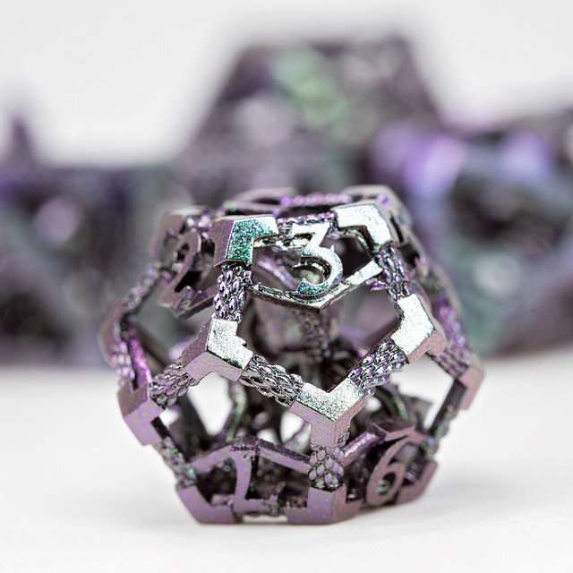 Sage's Imprisoned Kraken Ocean Depths Hollow Metal Dice Set image 4