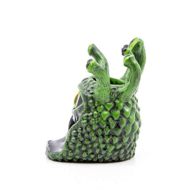 Green Eye Tyrant Desk Companion Phone Stand & Pencil Holder - Sage's PortalDesk Accessory