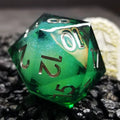 Sage's Forest Souls - 33mm Liquid-Core D20 Sharp Edge Resin Dice