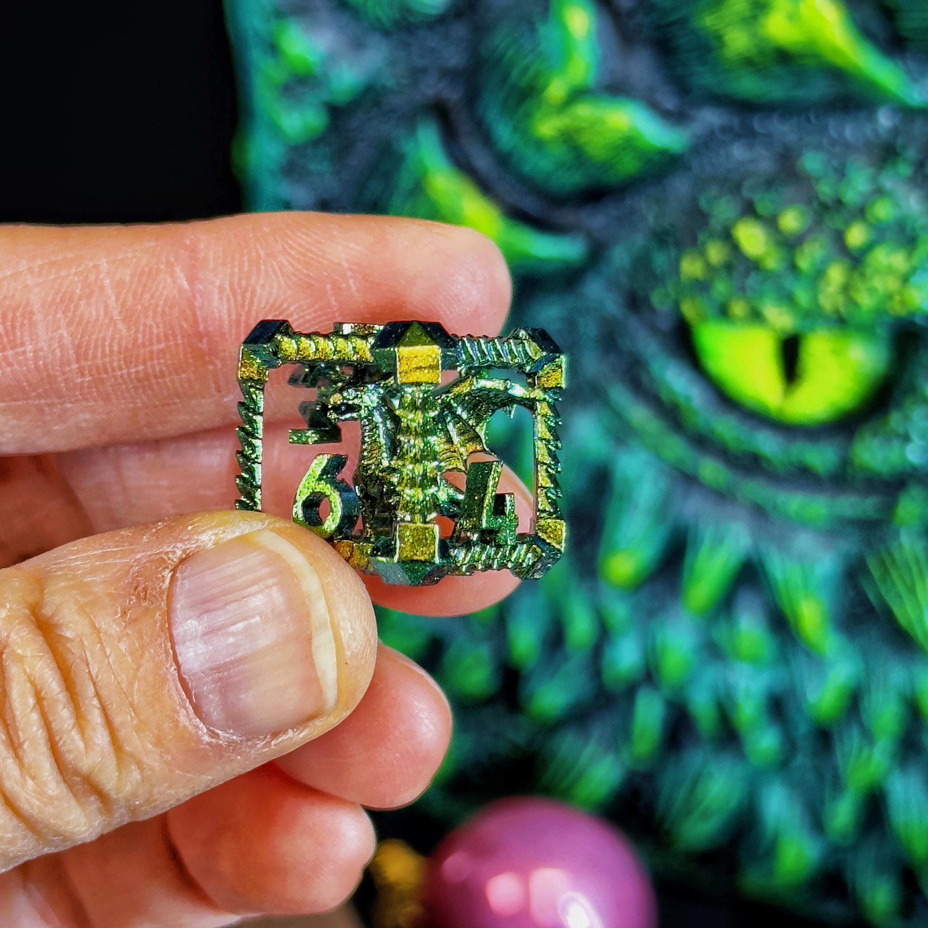 Sage's Christmas Notebook & Dice Gift Bundle | Dragon Journal, Dice Set, Leather Tray and Toy