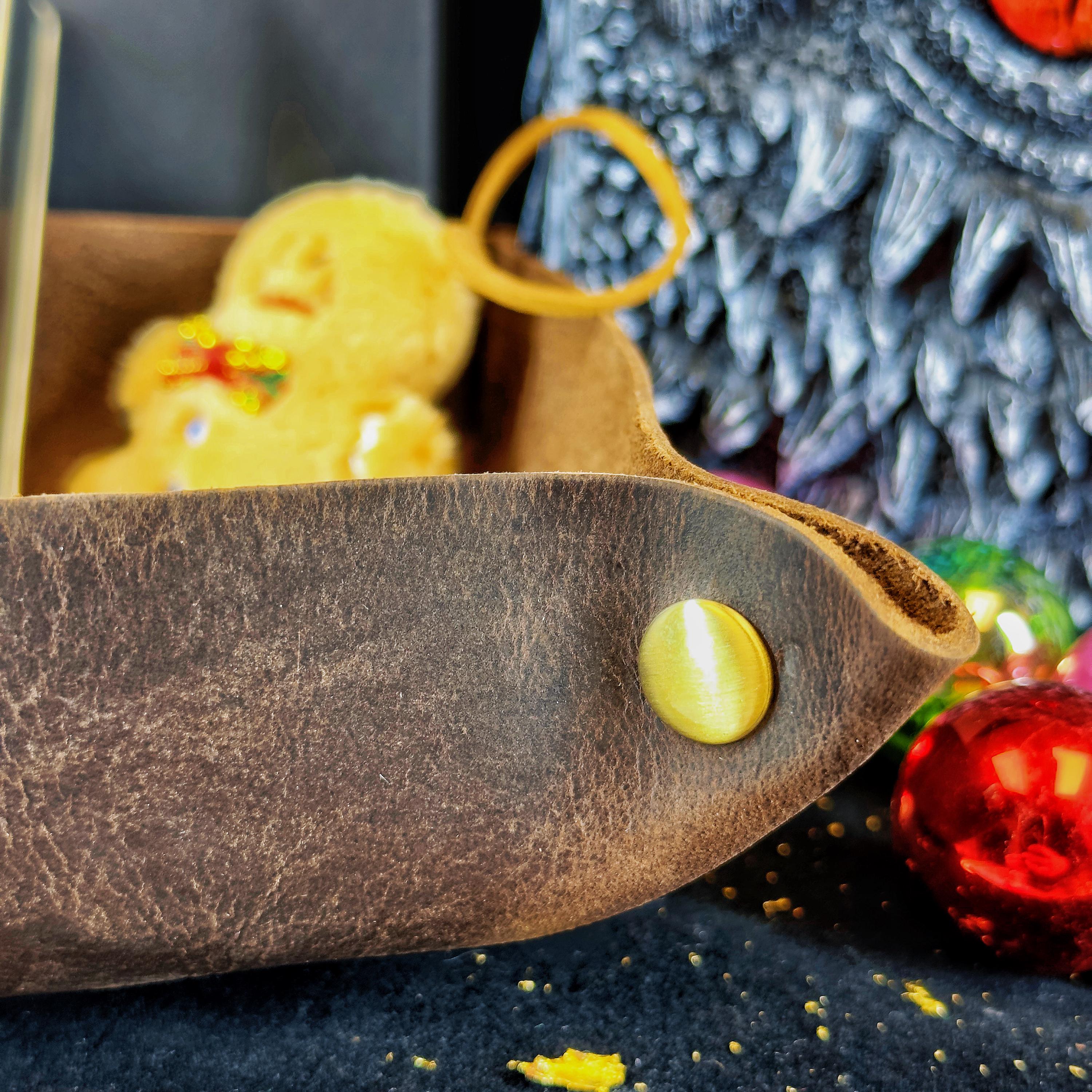 Sage's Christmas Notebook & Dice Gift Bundle | Dragon Journal, Dice Set, Leather Tray and Toy
