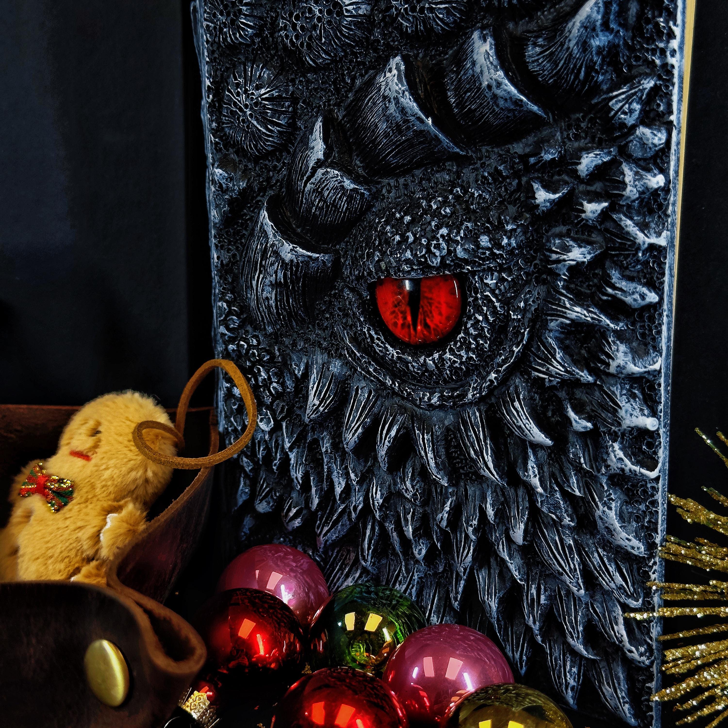 Sage's Christmas Notebook & Dice Gift Bundle | Dragon Journal, Dice Set, Leather Tray and Toy