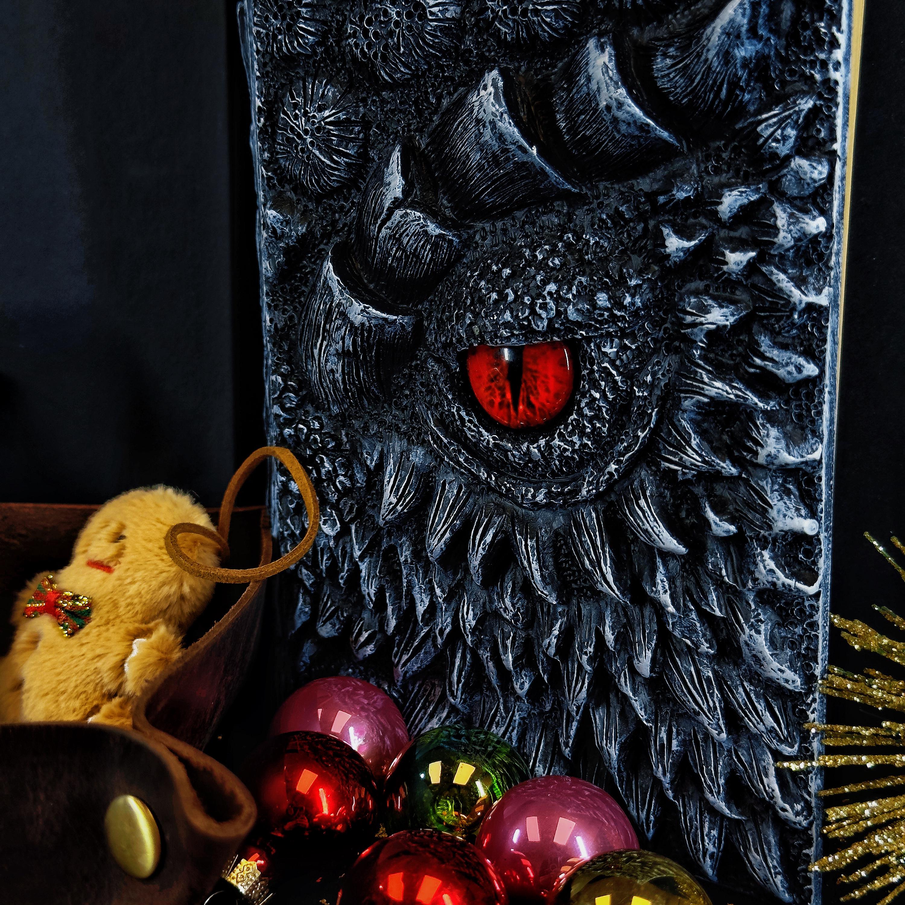 Sage's Christmas Notebook & Dice Gift Bundle | Dragon Journal, Dice Set, Leather Tray and Toy