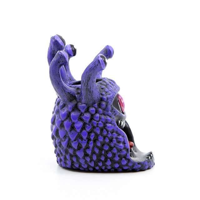 Purple Eye Tyrant Desk Companion Phone Stand & Pencil Holder - Sage's PortalDesk Accessory