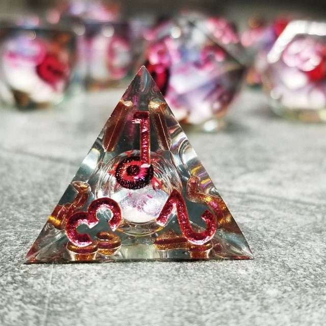 Sage's All Seeing Eye Liquid Core Polyhedral Dice Set - Sage's PortalLiquid Core Dice Set