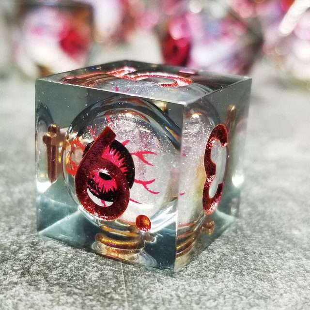 Sage's All Seeing Eye Liquid Core Polyhedral Dice Set - Sage's PortalLiquid Core Dice Set