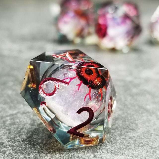 Sage's All Seeing Eye Liquid Core Polyhedral Dice Set - Sage's PortalLiquid Core Dice Set