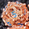 Sage's Ankheg Magical Creature Copper Hollow Metal Dice Set - Sage's PortalHollow Metal Dice Set