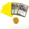 Sage's Arcane Armor Card Sleeves Matte Yellow Exceptional Durability 66mmx91mm - Sage's PortalCard Sleeves