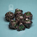 Sage's Artificer's Core Venom Essence Metal Polyhedral Dice Set - Sage's PortalMetal Dice Set