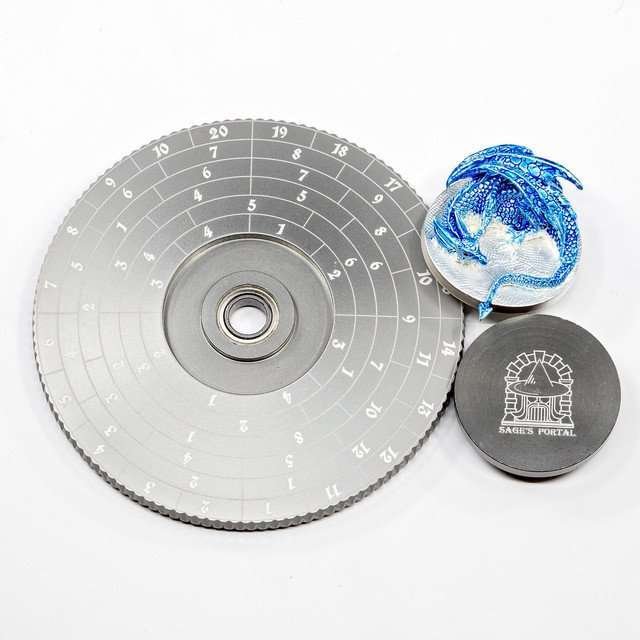 Sage's Blue Dragon Dice Wheel - Sage's PortalDice Wheel