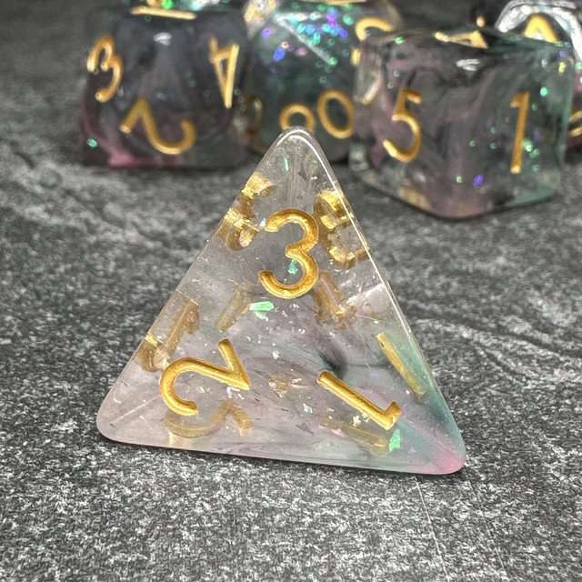 Sage’s Cantrips - Thaumaturgy Resin Polyhedral Dice Set - Sage's PortalResin Dice Set
