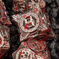 Sage’s Chronurgy Timeless Carnage Metal Polyhedral Dice Set - Sage's PortalMetal Dice Set