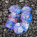 Sage's Crystals - Spring Sharp Edge Resin Polyhedral Dice Set - Sage's PortalSharp Edge Resin Dice Set