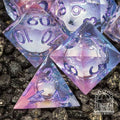 Sage's Dancing Souls Liquid Core Sharp Edge Resin Dice Set - Sage's PortalLiquid Core Dice Set