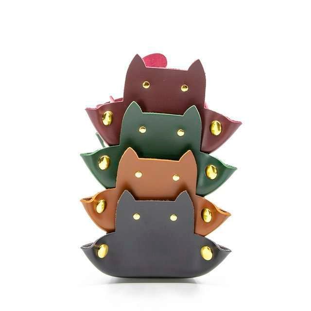 Sage's Dark Multicolor 4 Pack Enchanted Cat Dice Tray Set - Sage's PortalDice Tray