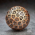 Sage’s Dragonstones Copper d100 Hollow Metal Dice - Sage's PortalHollow Metal Dice Set