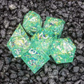 Sage's Exaltations - Mermaid Cove Sharp Edge Resin Dice Set - Sage's PortalSharp Edge Resin Dice Set