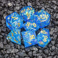 Sage's Exaltations - River Bend Sharp Edge Resin Dice Set - Sage's PortalSharp Edge Resin Dice Set