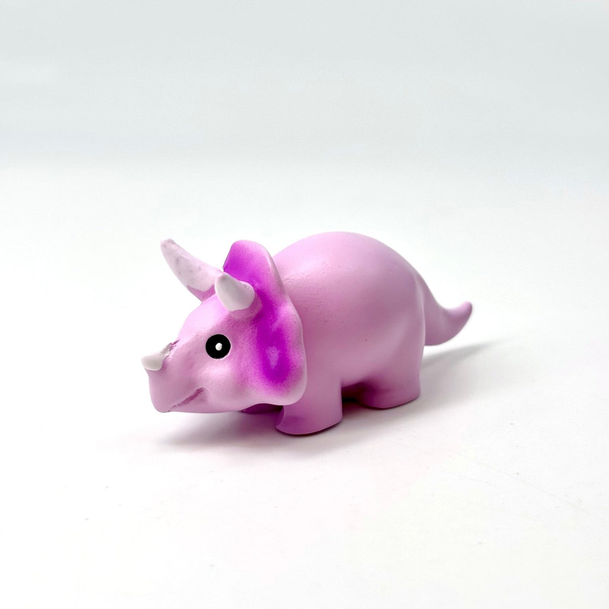 Sage's Familiars - Pink Baby Triceratops Resin Polyhedral Dice Set + Optional Matching Figurine - Sage's PortalResin Dice + Figurine Set