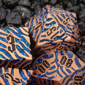 Sage's Fusion Stones Blue Nebula Metal Polyhedral Dice Set - Sage's PortalMetal Dice Set