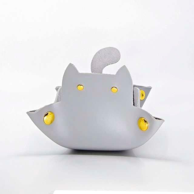 Sage's Gray Enchanted Cat Dice Tray - Sage's PortalDice Tray