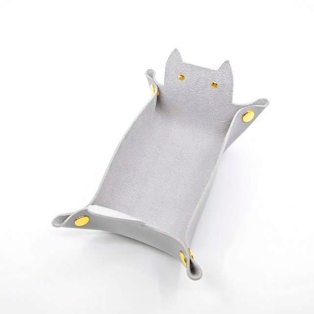 Sage's Gray Enchanted Cat Dice Tray - Sage's PortalDice Tray