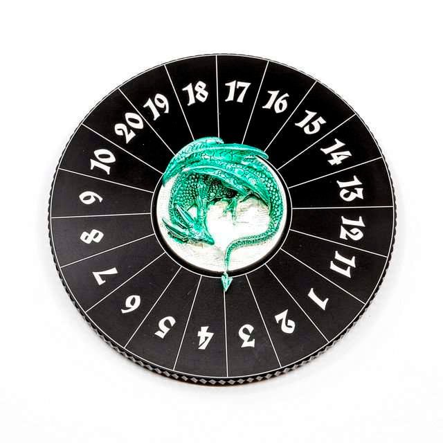 Sage's Green Dragon Dice Wheel - Sage's PortalDice Wheel