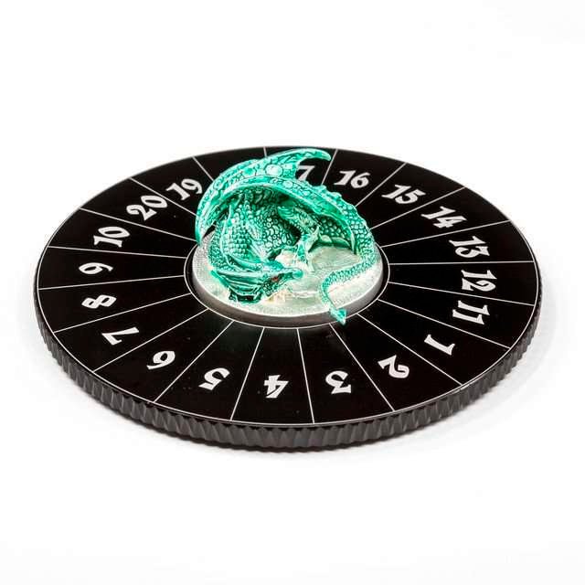 Sage's Green Dragon Dice Wheel - Sage's PortalDice Wheel