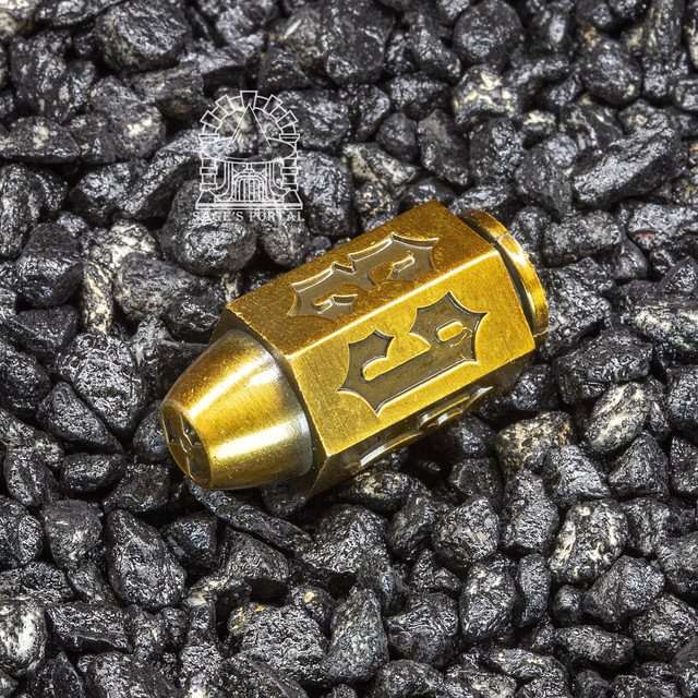 Sage's Holy Bullet Bronze Metal D6 - Sage's PortalMetal Dice Set
