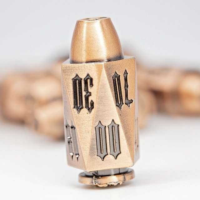 Sage's Holy Revolver Copper Bullets Metal Dice Set - Sage's PortalMetal Dice Set