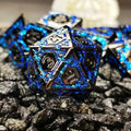 Sage's Ice Armor Metal Polyhedral Dice Set - Sage's PortalMetal Dice Set