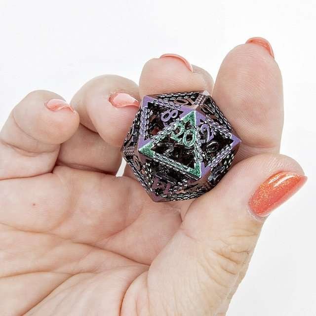 Sage's Imprisoned Kraken Ocean Depths Hollow Metal Dice Set - Sage's PortalHollow Metal Dice Set