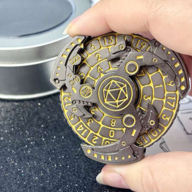 Sage's Intersteller Wheel Lightwave Dice Spinner - Sage's PortalDice Wheel